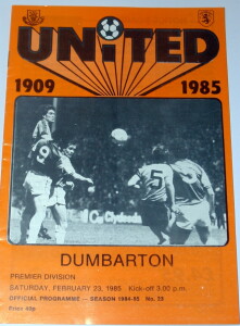 united v dumbarton 1985