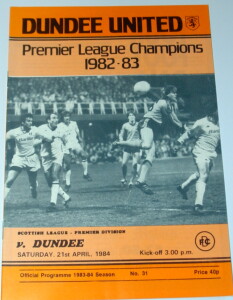 united v dundee april 1984