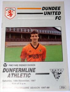 united v dunfermline nov 1987