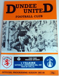 united v falkirk 1987 sept