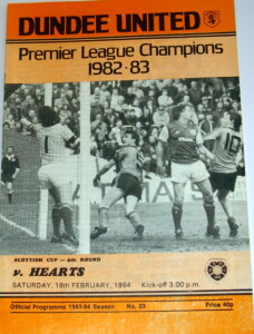 united v hearts 1984 february