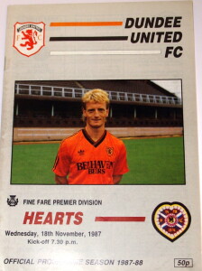 united v hearts 1987 november