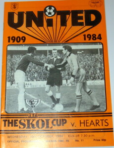 united v hearts skol cup 1984