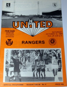 united v rangers 1985 oct