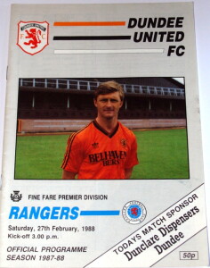 united v rangers 1988 feb