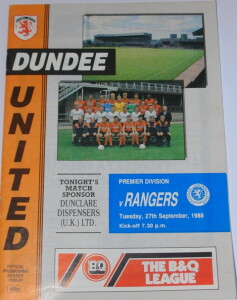 united v rangers 1988 sept