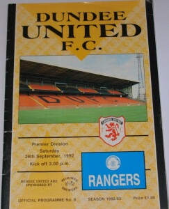 united v rangers sept 92