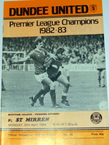 united v st mirren april 1984