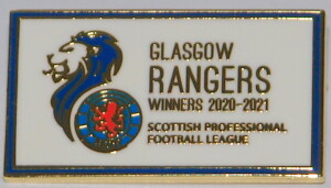 rangers winners white badge